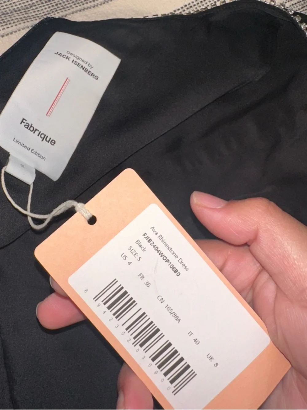 New Fabrique AVA RHINESTONE Dress - Picture 7 of 7